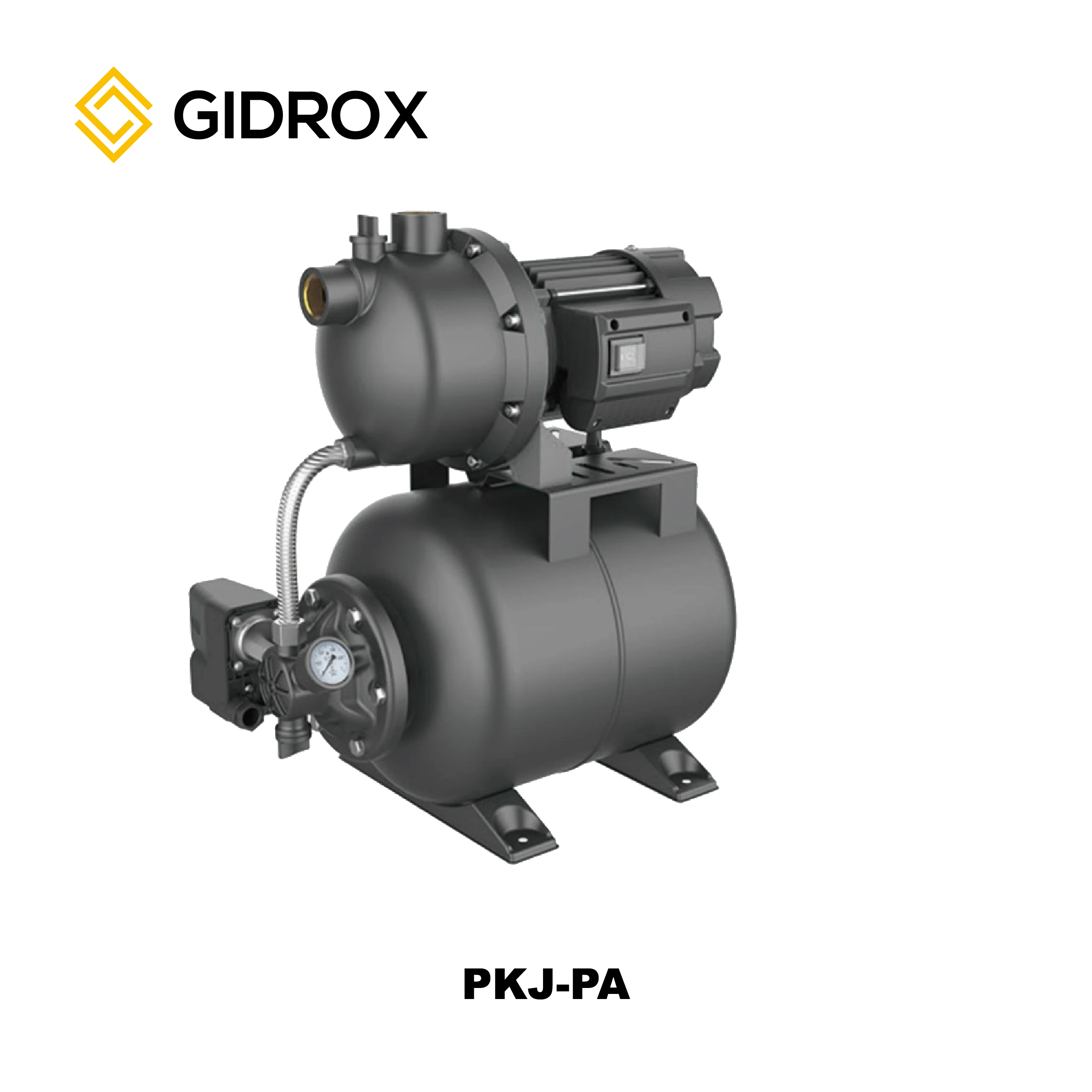 1000w  Plastic pump head  jet pump Automatic water booster pump system  With Pressure Tank for home garden