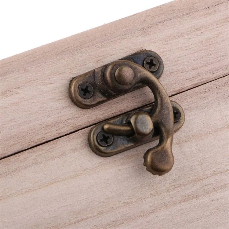 Business craft projects Diy natural painting unfinished wooden wine box