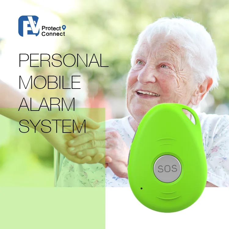 EV07 Fall Down Alarm 4G GPS Tracker Pendant Home Care Emergency Medical Call Alerts for Disabled, Dementia, Elderly