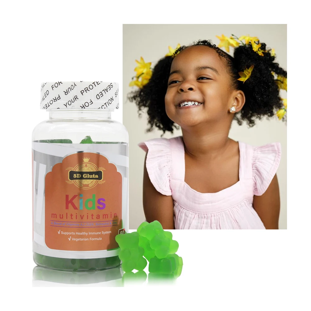 Private Label Kids Gummies Bear Candy Vitamin C Gummies Supplement Vegetarian Formula Multivitamin Gummies For Kids