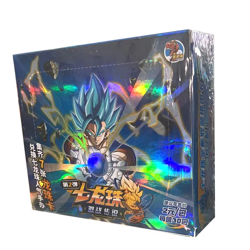Популярные аниме Dragon Ball z коллекция карт коробка игра игрушка SSP флэш-Дракон шарики карты