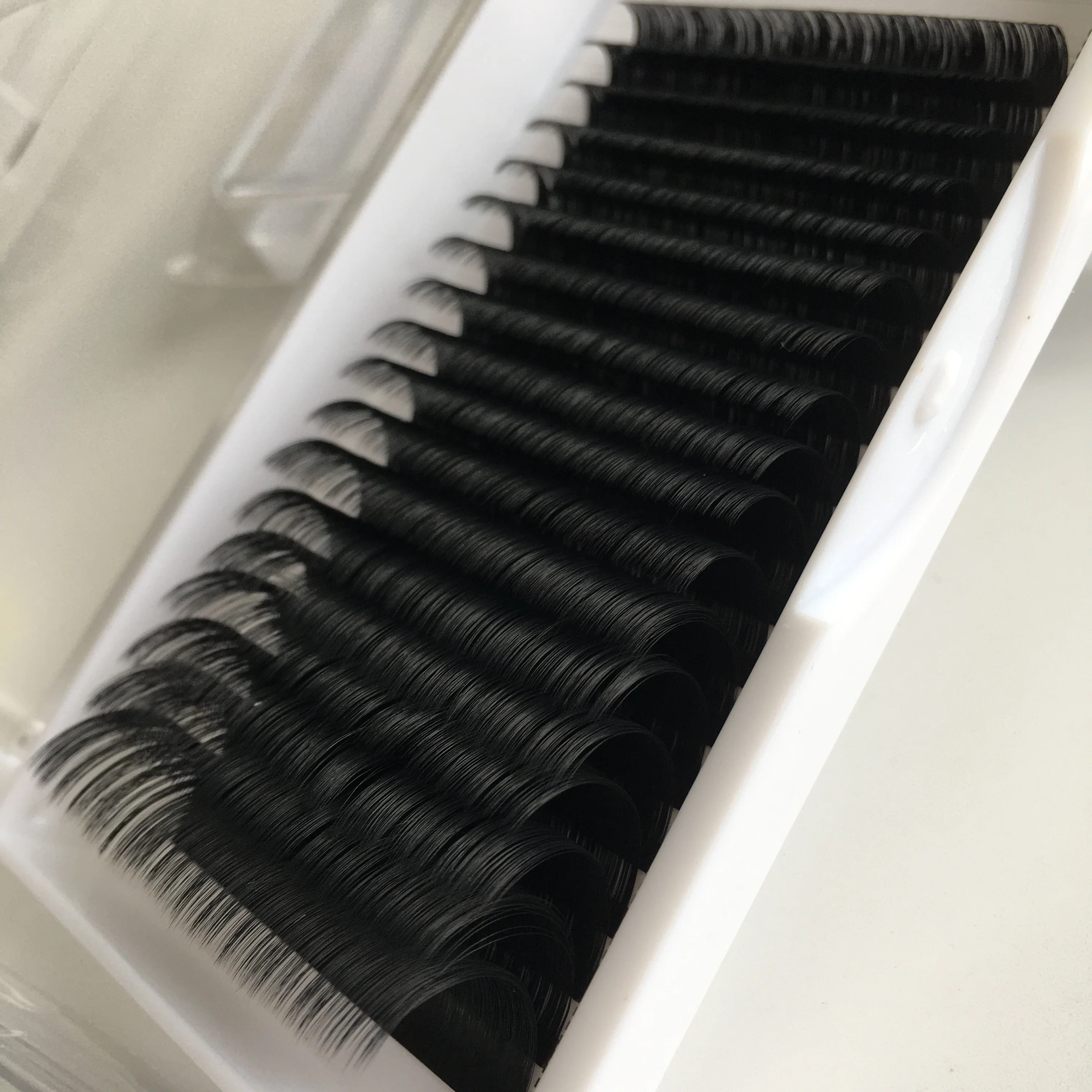 Free sample Russian eyelash extensions 0.03 0.05  d curl eyelash extensions 8-25MM mixed lash tray J B C D U M cashmere lashes