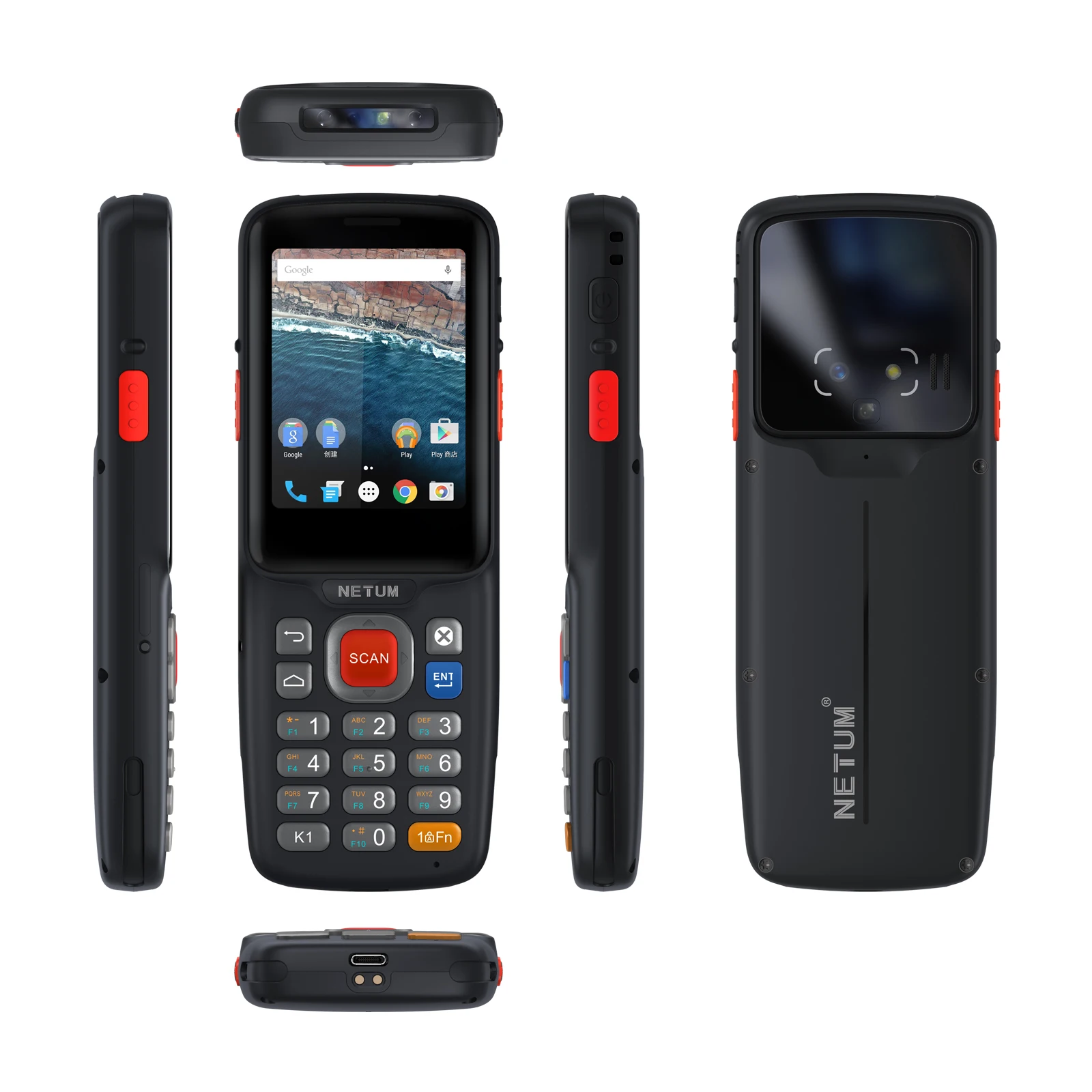 Портативный Android wifi сканер штрих-кода M52 pda для 1D 2D QR-коллектора