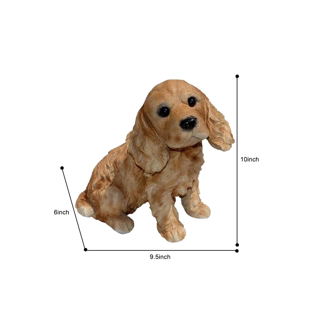 Puppy sculpture resin dog crafts