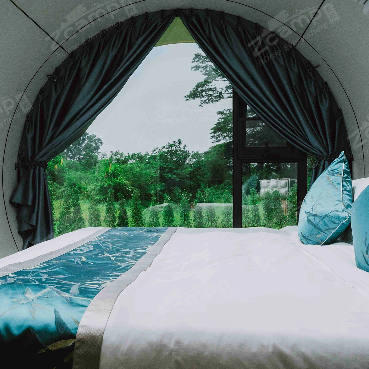 Zcamp Mobile Ready Made Steel Design Modular China Portable Flat Pack Price Prefabricated Homes Luxury Living Capsule House