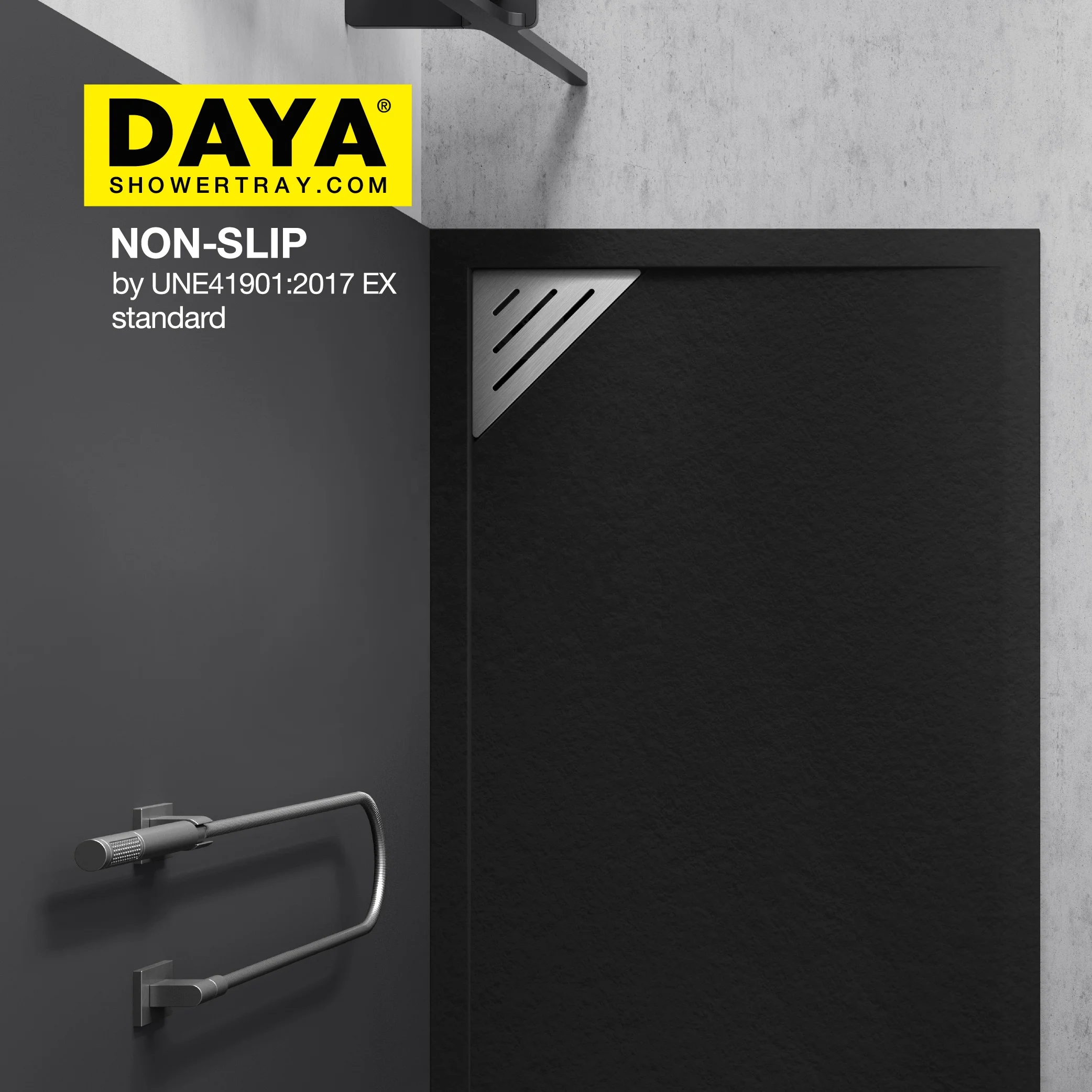 Modern design Square customized size solid surface shower tray for bathroom