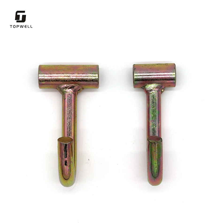 Finger Print 1.5 Inch Steel With Tube Single Metal J Hook