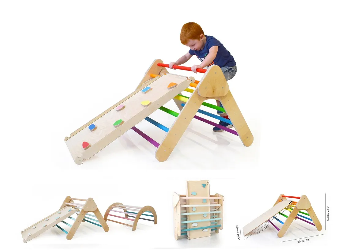 Набор деревянных игрушек для скалолазания