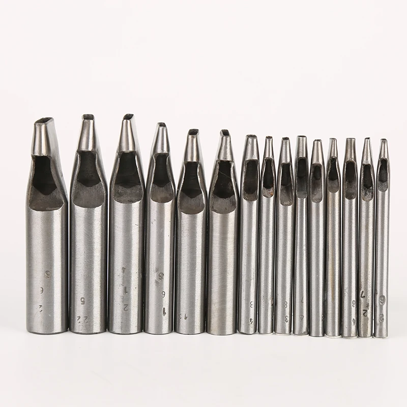 Wholesale high-quality  Metal oval industrial grade stainless steel leather tools  punching pin