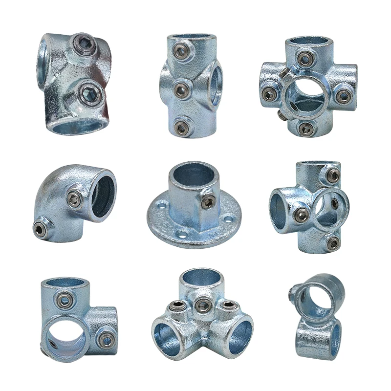handrail malleable iron key clamp pipe fittings allen structural key clamp railing connector railing pipe fittings