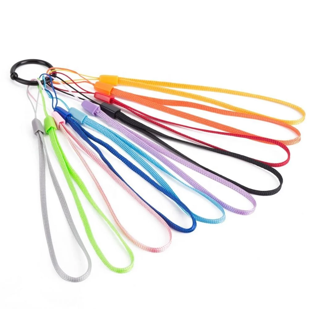 Нейлоновые короткие удобные ремешки на запястье, цветные ремешки в Радужном наборе для USB-накопителей, значков и других небольших портативных предметов, 7 дюймов