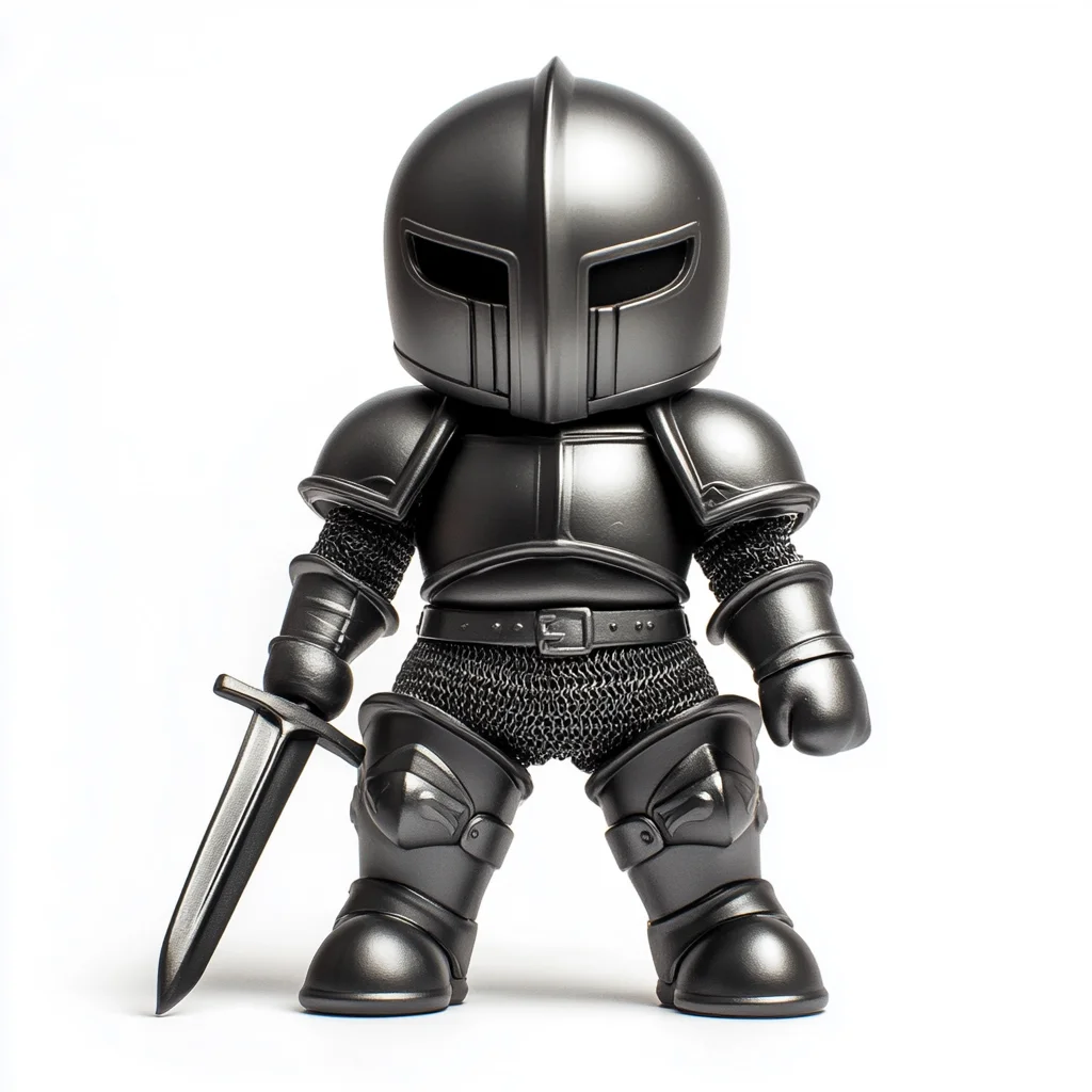 Custom Hot Sale Plastic Designer Oem Action Figure Knight Figure