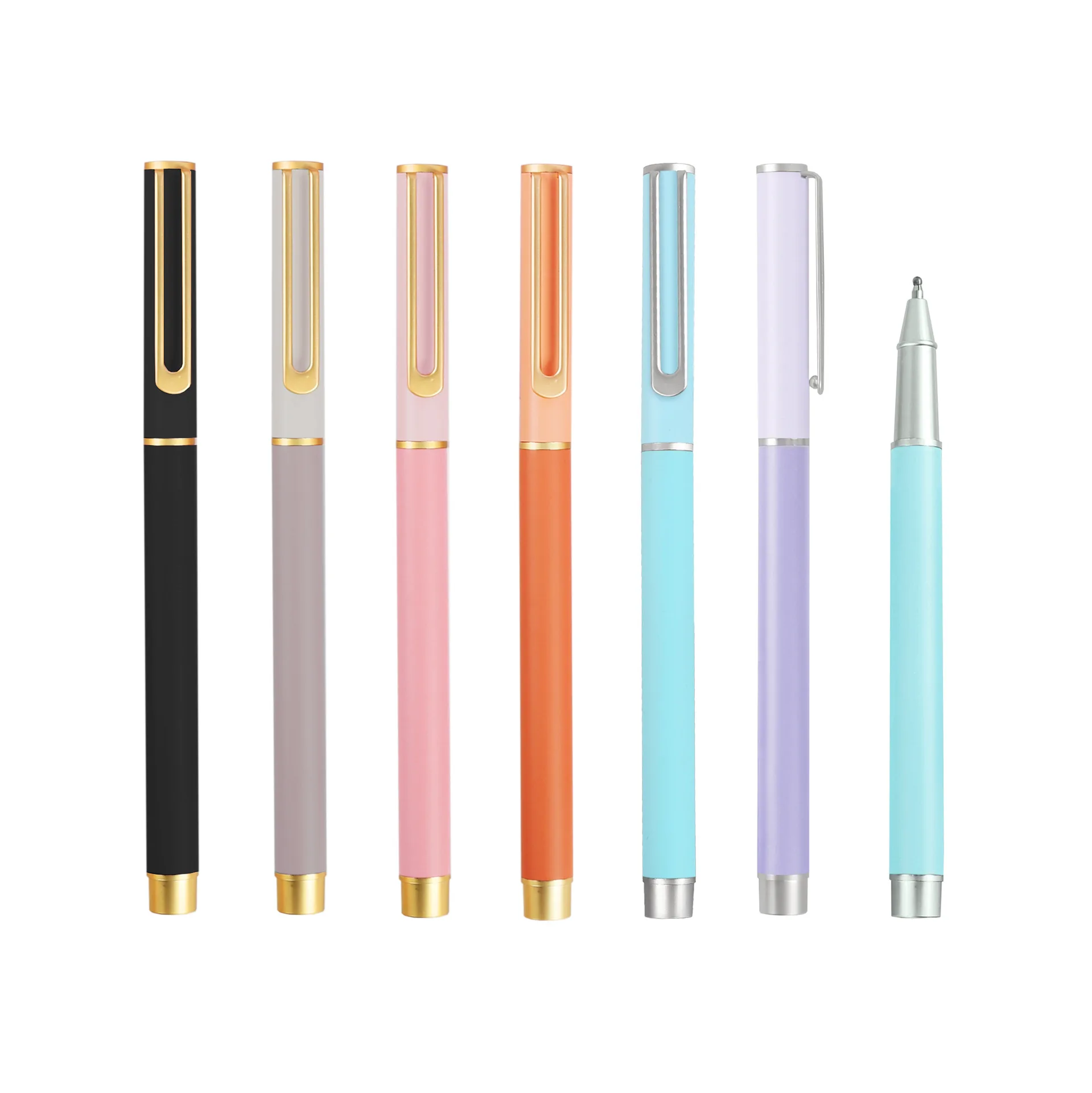 Custom simple and easy promotional metal ball point pen