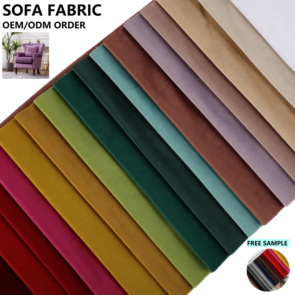 100% Polyester Dutch Holland Velvet Sofa Fabric Dyed Pattern for Home Textile Upholstery and Curtains Manufactured in China
