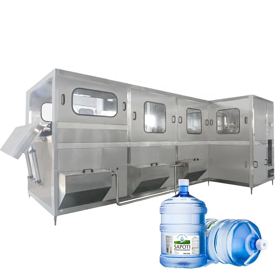 5 Gallon bottle Pure Water Filling machine Bottling line for mineral water factory Liquid Filling Packing Machine