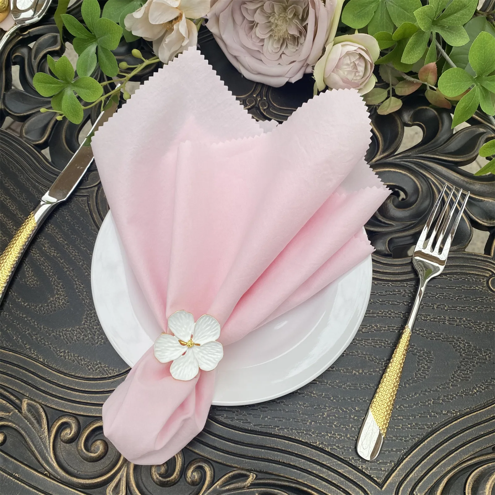 reusable soft table dinner napkin cloth cotton for restaurant party hotel wedding