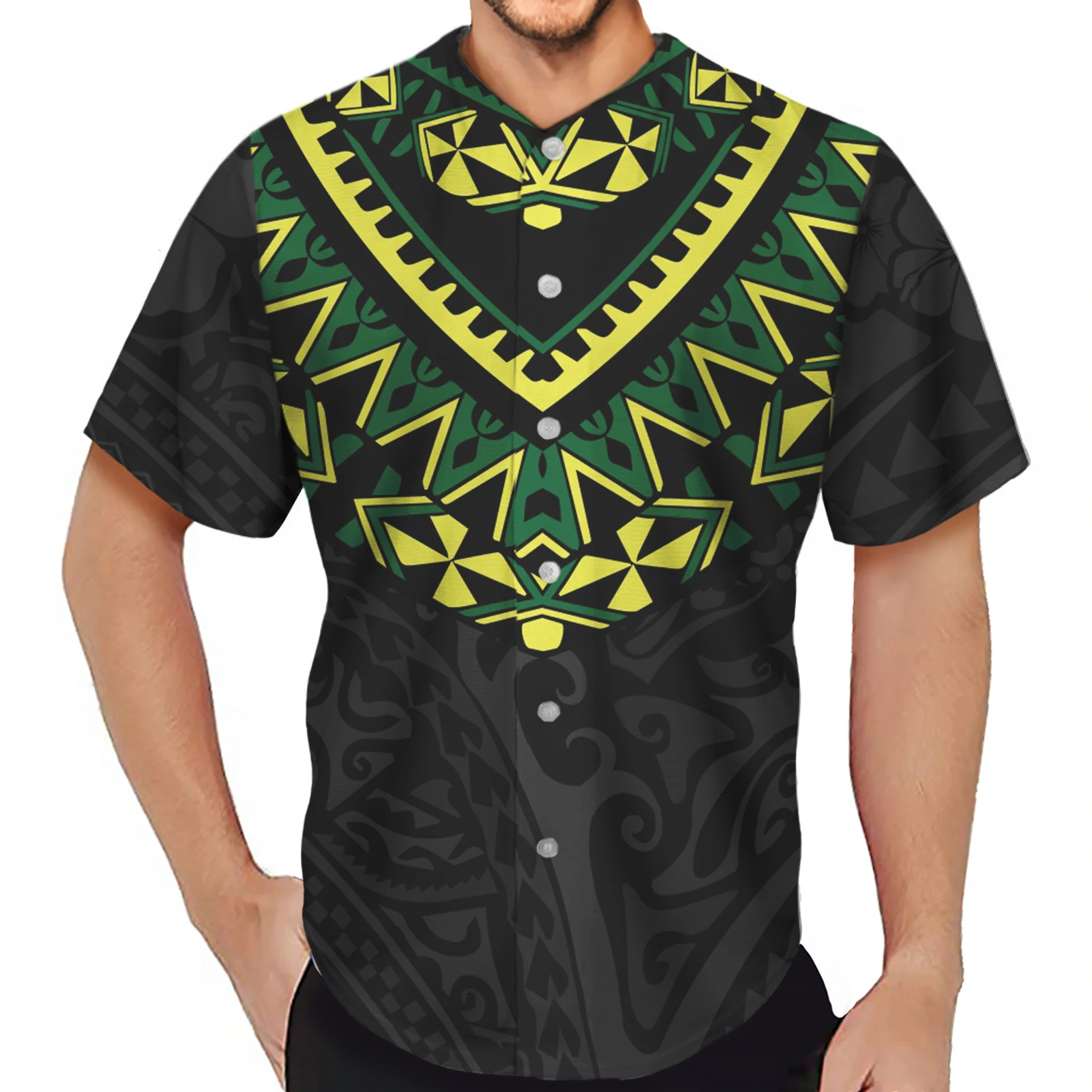 
China Quan Zhou Vendor Bright Color Tribal Printing Mix Design Mens Sporty Jersey Casual Sport Wear Custom Team Logo/Text/Photos 