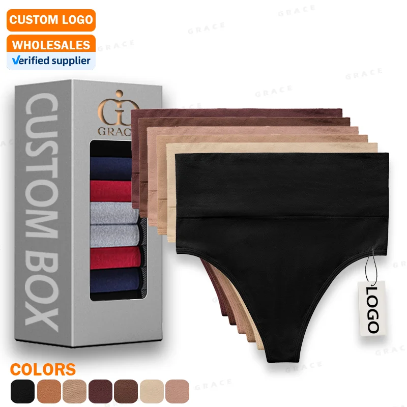 Женские хлопковые трусики-стринги