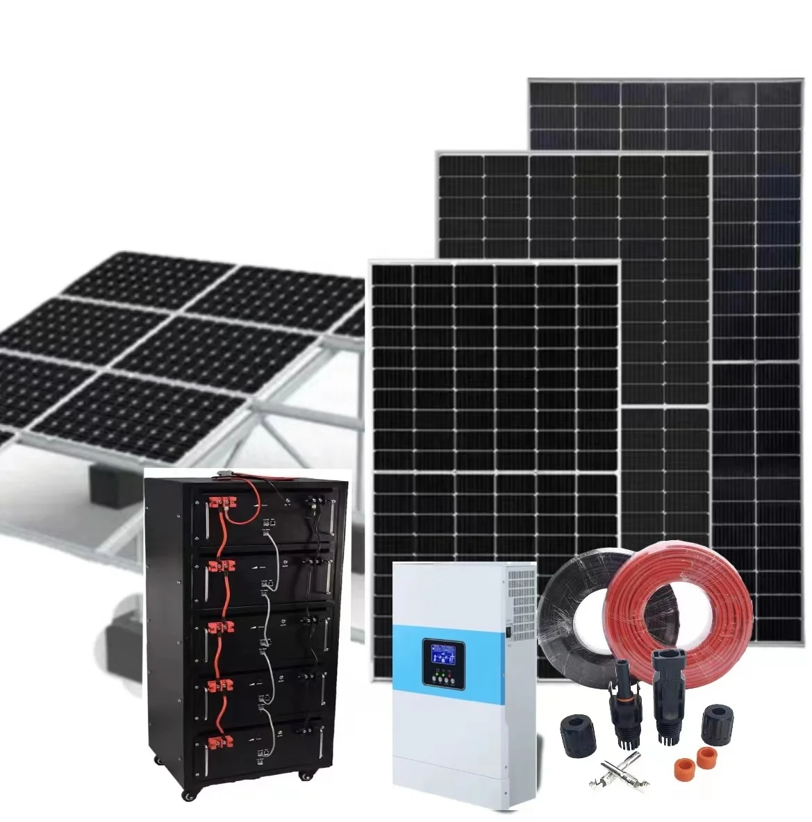 Home Solar System 5kw Hybrid Solar System Solar Energy System 3kw 4kw 5kw 8kw 10kw 20kw Solar System No Battery Solar Pano Group