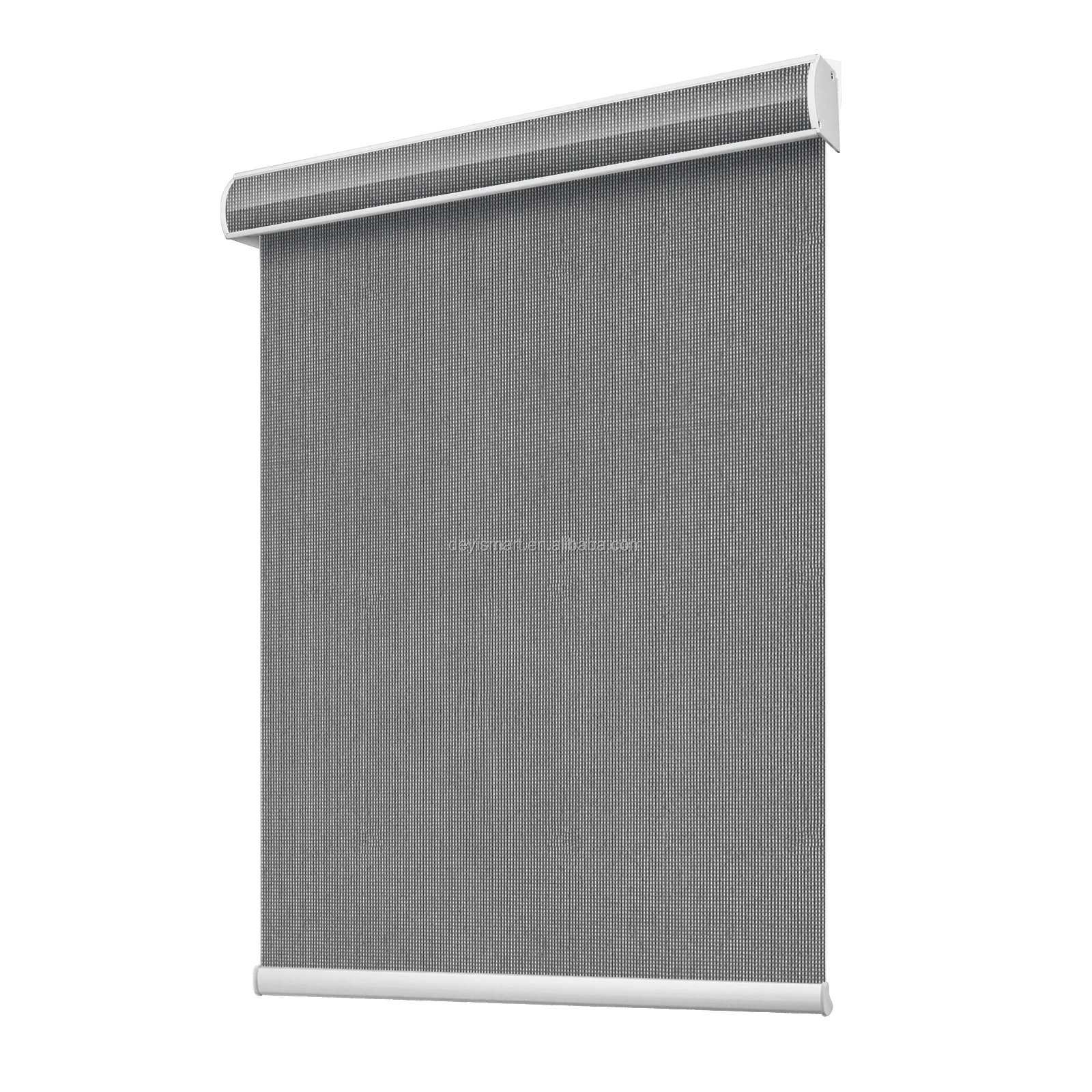 Google Alexa Homekit SmartThings Tuya Paper Cordless Linen Roman Shade Glasses With Camera For Blind Smart Blinds