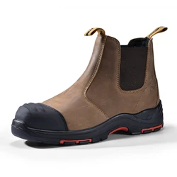 Gotan Cow Leather Shoes S3 Composite Toe Safety Boot Men Heavy Duty Mining Industrial Construction Work Boot Shoes
