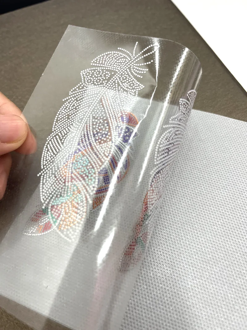 Lucky  Wholesale iron on rhinestone transfer sequin hotfix  spangle hotfix motif for garment accessories