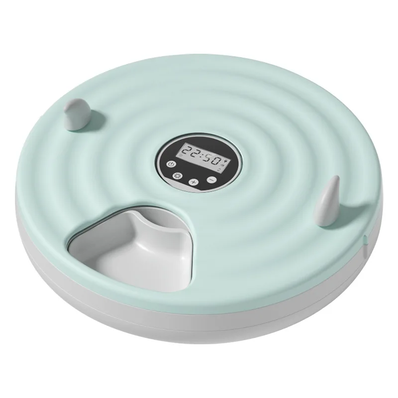 Separate plate pet feeder automatic Timed and quantitative intelligent feeding machine dog automatic feeding plate