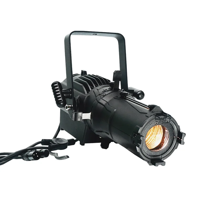 80W COB RGBW LED Profile Leko light With Zoom For Exhibition Museum Fashion Show