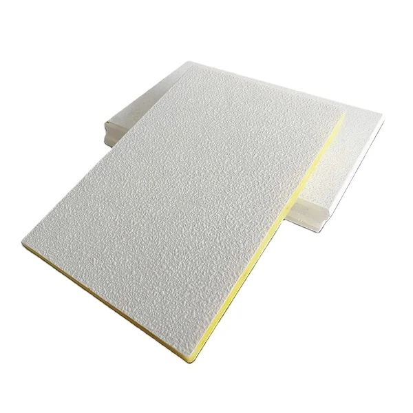 glass Wool Drop Tiles Acoustic Panels Mineral Fiber Ceiling Tile