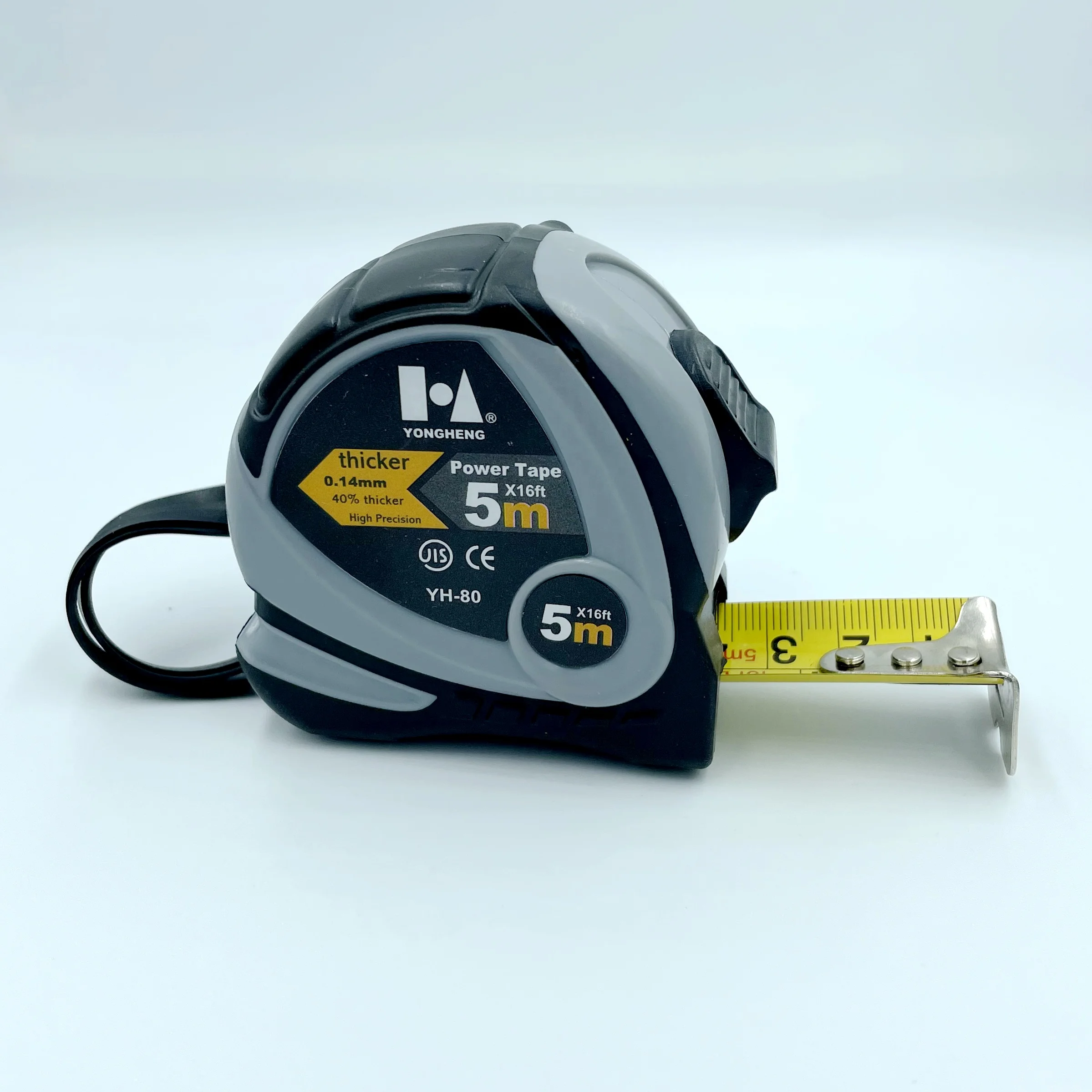 High Quality  Cheaper Construction Tool  ABS Shell With Rubber Covered Measure Tape 3m 5m 7.5m 8m 10m Custom Logo