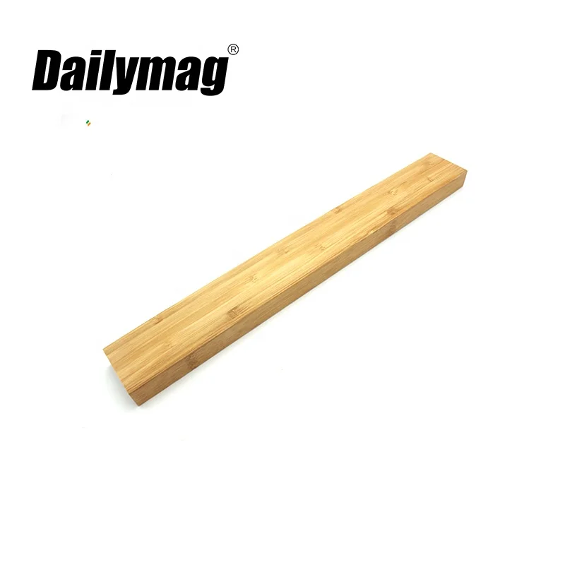 Factory Supply 12'  Magnetic Bamboo Knife Bar Magnetic Bamboo Tool Holder with Great Expansion Screw