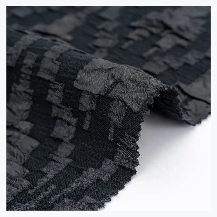 ABAYA FABRIC MANUFACTURER SUPPLY China Factory Cheap Price Formal Black Polyester Shinny Fukro for Dubai Abaya Fabric