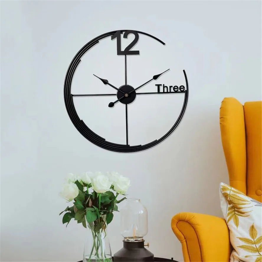 Nordic Luxury Unique Design Metal Buy Wall Decoration Clock Home Decor