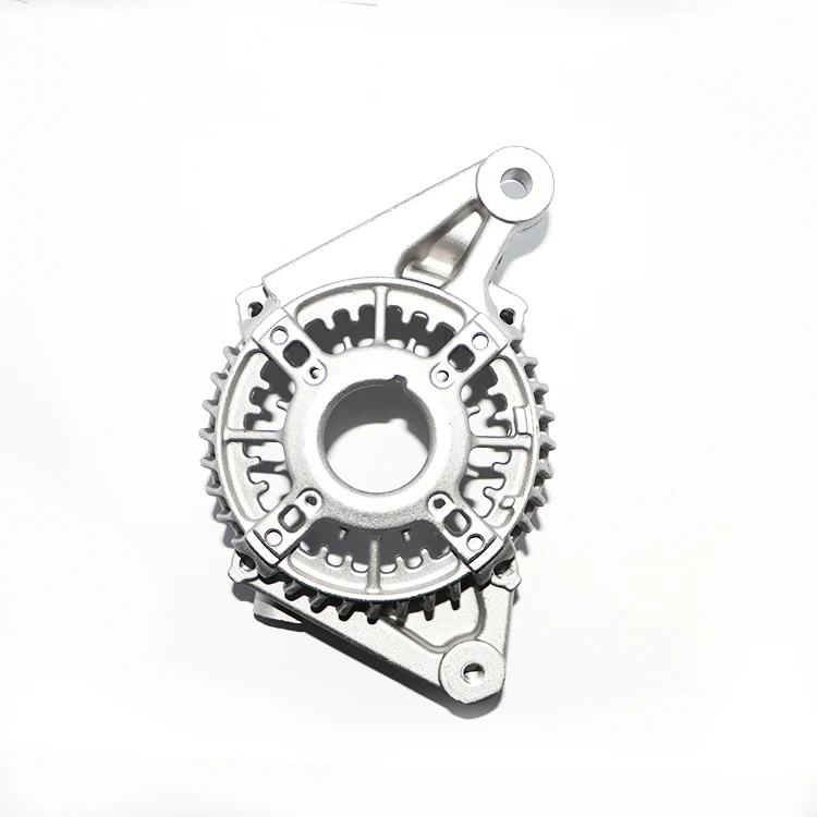 Sand blasting aluminum alloy die casting parts Auto starter motor end cover