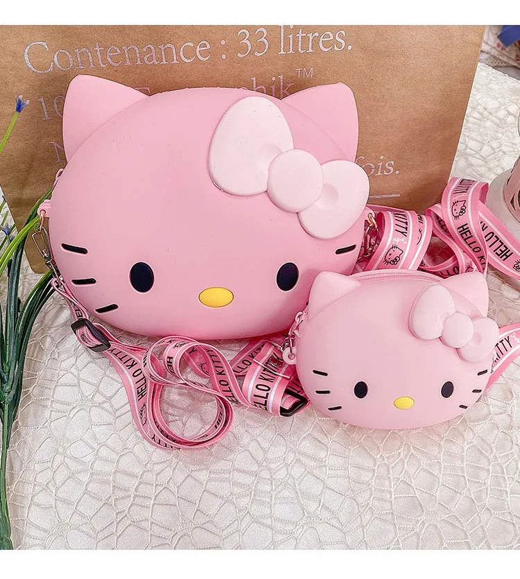 Креативный мультяшный кошелек KT cat силиконовая сумка для ключей хранения гарнитуры детский силиконовый