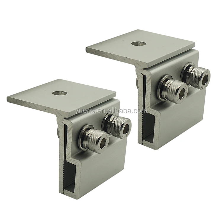 Yuens OEM China Factory 304 Stainless Steel Drain Adjustable Universal Standing Seam Tin Roof Panel Clamp Solar Clip Energy