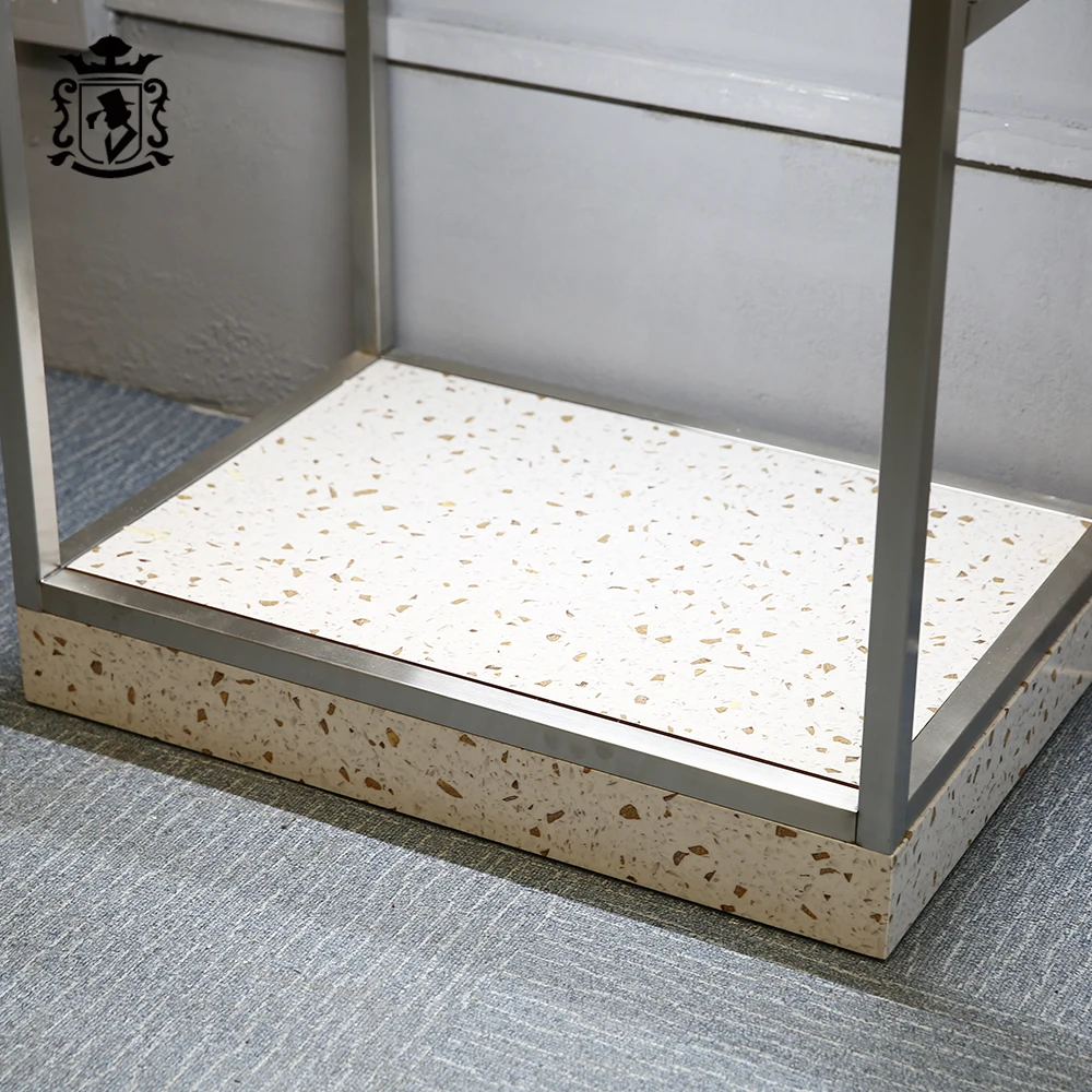 RUICHEN Display For Luxury Shop Furniture Garment Display Rack Clothes Hanging Stand With Led Light