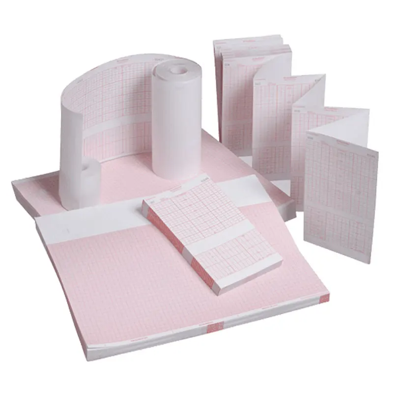 Wholesale Z Fold EKG Electrocardiograph Ekg Medical Recording Paper Thermal Ecg Paper Roll