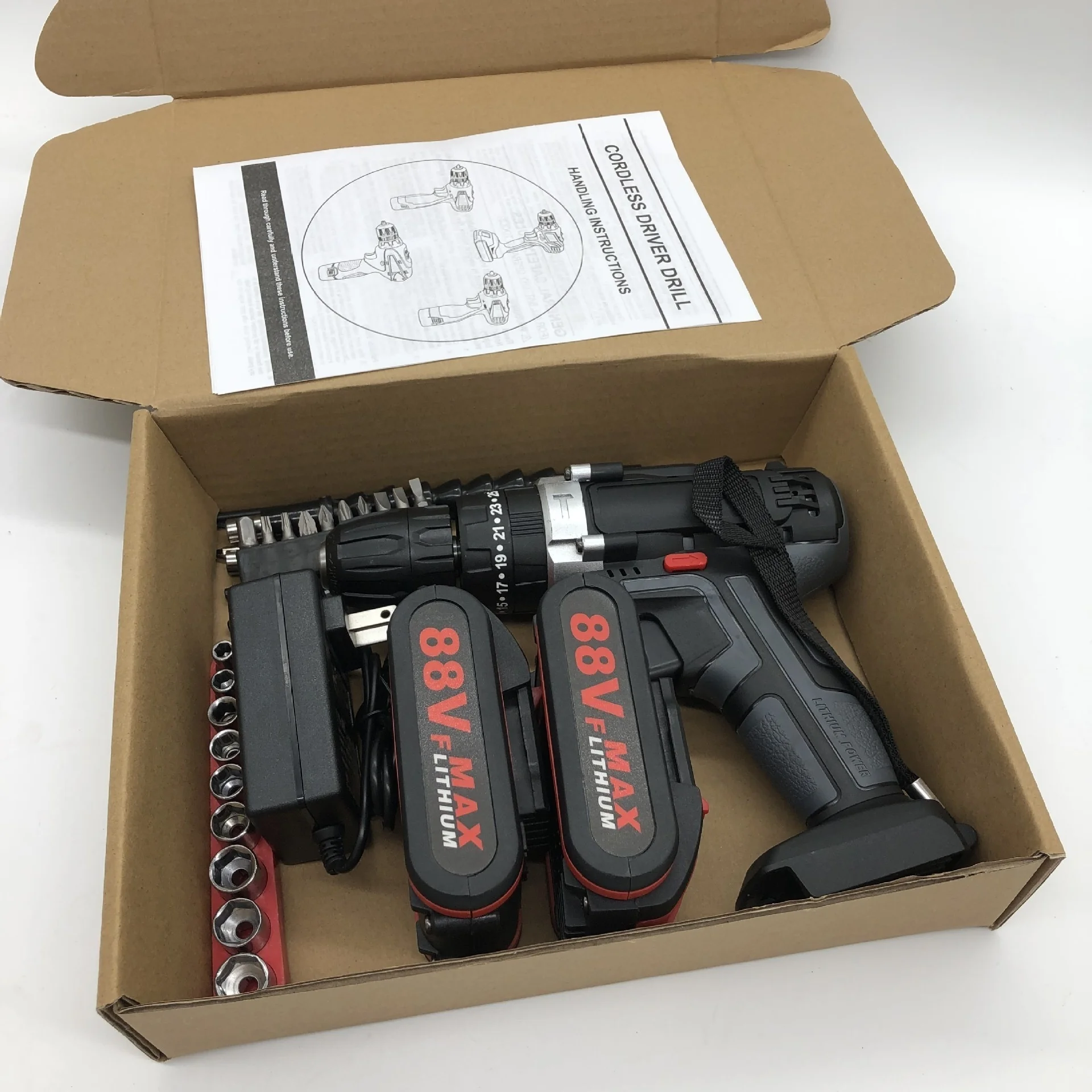 Производители продают беспроводную отвертку, дрель, миниатюрная бытовая электрическая дрель, перезаряжаемая ручная дрель