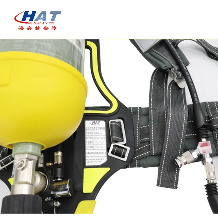 6.8L positive pressure self contained air breathing apparatus SCBA Price