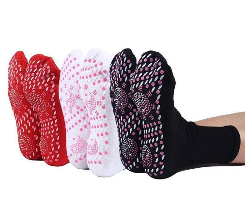 Custom Logo Comfortable Breathable Non Slip Winter Warm Self Heating Socks Heated Socks