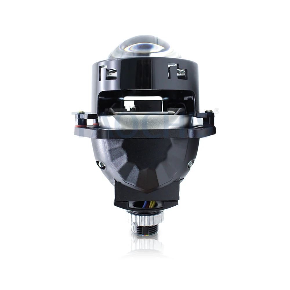 TAOCHIS Car 3.0 inch 45W 55W Headlights Plug and play Type LED Lights accessories Bi led projector lens 6000K White Color Light