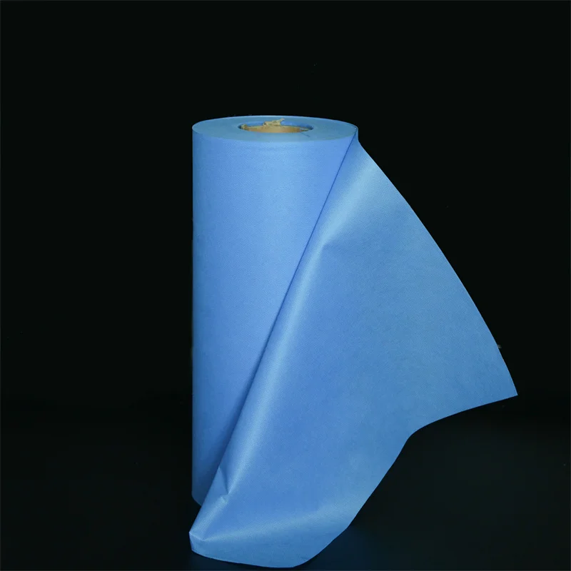High Quality Spunbond Non woven Fabric 45gsm 100% Polypropylene S/SS/SSS/SMS For Hygiene Products