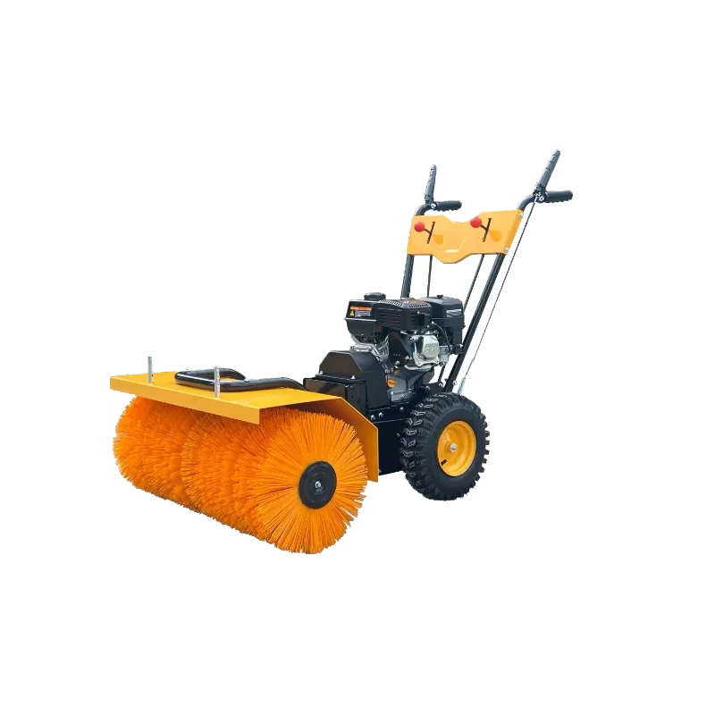 Manual gasoline snowplow ground ash sweeper Multifunctional snowplow