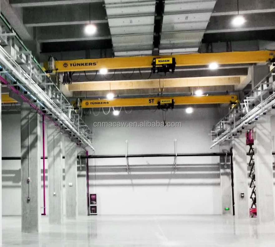 Professional Factory Lifting Equipment 5t Overhead Bridge Crane Single Girder Puente Grua Roof Crane 5t