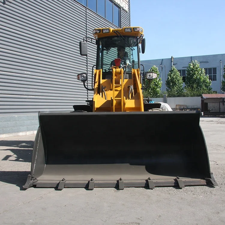 ZL20 2ton Front Loader Shovel Compact Articulating Hydraulic Wheel Loader Price