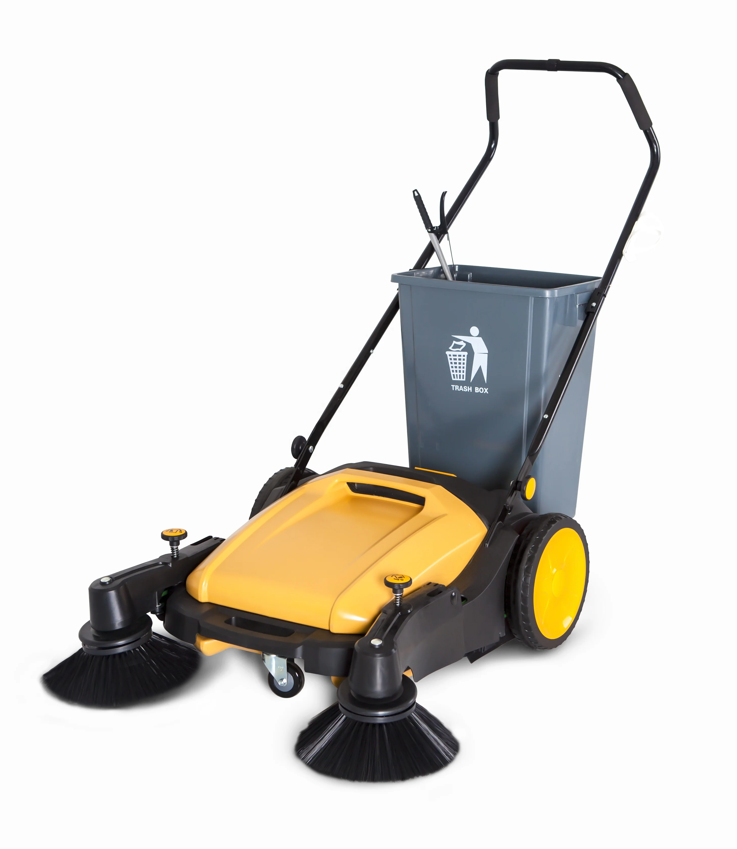 G50 40L Unpowered manual hand push folded road sweeper