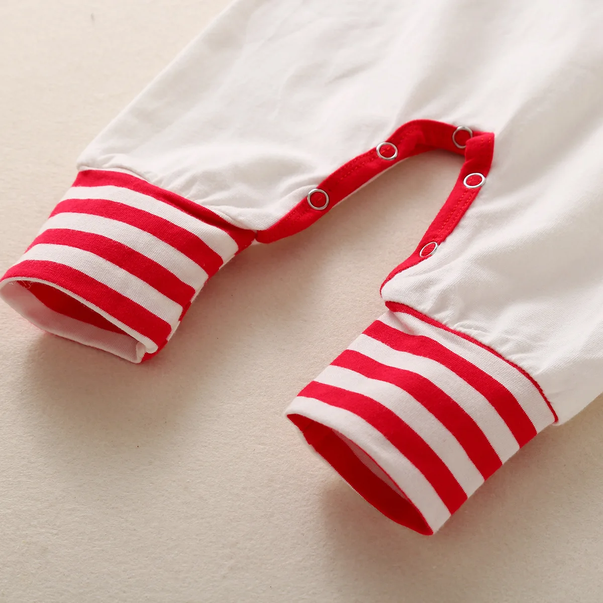 Unisex New Born Baby Clothes Snap Button Baby Jumpsuit Pajamas Christmas Baby Romper With Hats