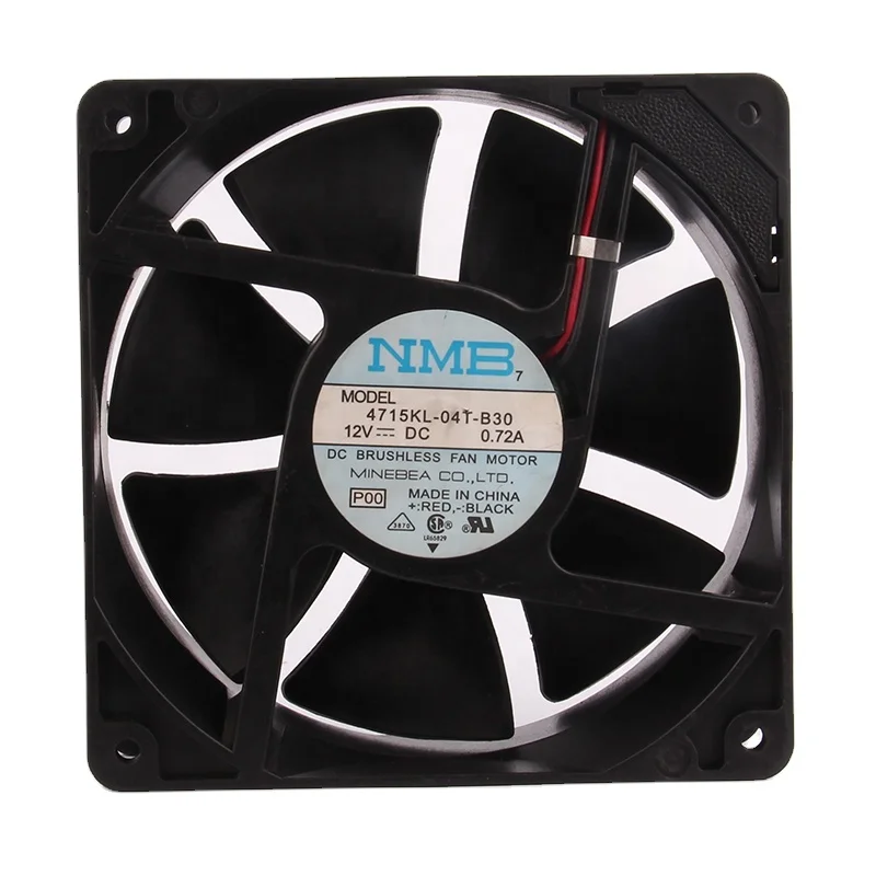 Оригинальный NMB 24 В 48 DC12V 0.72A EC AC 120x120x38 мм 12 см 12038 каркаса с теплоотводом 4715KL-04T-B30 охлаждающий вентилятор