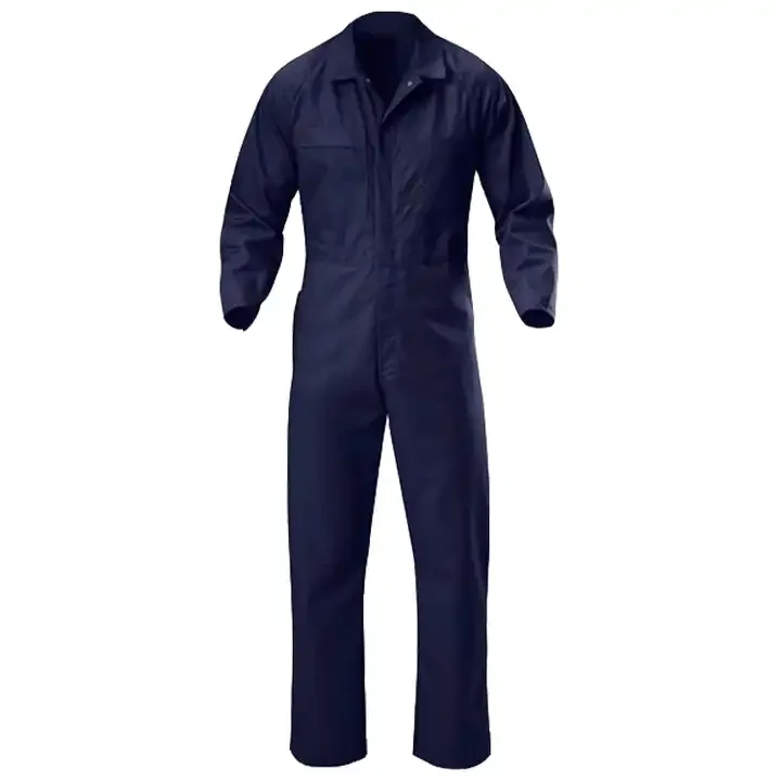 Custom bule 65 polyester 35 cotton technician uniform workwear coverall for men workwear